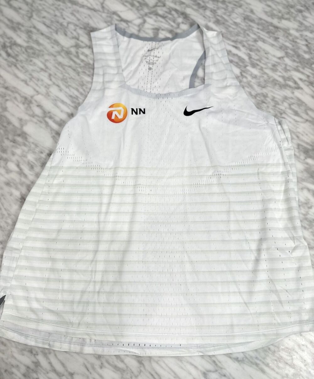 NIKE Aeroswift NN Singlet White Racing Running Tank Top Women's M DR5850 010